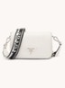 Crossbodytas van kalfsleer - Wit