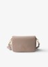 Crossbodytas van kalfsleer - Taupe