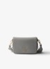 Crossbodytas van kalfsleer - Grijs