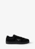 Downtown Re-Nylon sneaker met suède details - Zwart