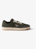 Downtown Re-Nylon sneaker met suède details - Donkergroen