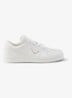 Downtown sneaker van leer met logo - Wit