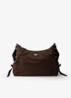 Explore Re-Nylon schoudertas met leren details - Bruin