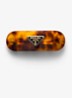 Haarclip met logo - Bruin