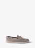 Loafer van kalfssuède - Grijs