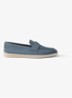 Loafer van kalfssuède - Blauw