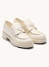 Loafer van leer - Creme