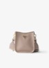 Mini schoudertas van leer - Taupe