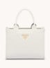 Mini Symbole handtas van leer - Wit