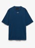 Oversized T-shirt met logo - Blauw