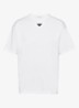 Oversized T-shirt met logo - Wit