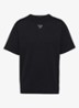 Oversized T-shirt met logo - Zwart