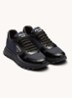 Prax 01 Re-Nylon sneakers met leren details en logo - Donkerblauw