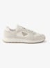 Prax Re-Nylon sneaker met kalfssuède details - Gebroken wit