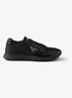 Prax Re-Nylon sneaker met leren details - Zwart
