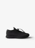 Prax sneaker met gebreid bovenwerk - Zwart