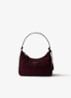 Re-Edition 2005 Re-Nylon Mini schoudertas met leren details - Bordeauxrood
