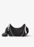 Re-Edition 2005 Re-Nylon schoudertas met leren details - Zwart