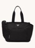 Re-Nylon Baby schoudertas met afneembare schouderriem - Zwart