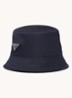 Re-Nylon bucket hoed met logo - Donkerblauw