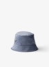 Re-Nylon bucket hoed met logo - Staalblauw