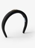 Re-Nylon haarband met logo - Zwart