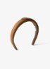 Re-Nylon haarband met logo - Camel