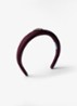 Re-Nylon haarband met logo - Bordeauxrood