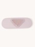 Re-Nylon haarclip met logo - Oudroze