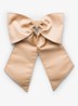 Re-Nylon haarclip met logo - Beige