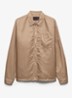 Re-Nylon jack met borstzak - Beige