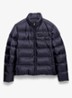 Re-Nylon puffer jack met donsvulling - Blauw
