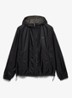Re-Nylon reversible jack met ritszakken - Zwart