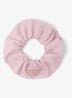 Re-Nylon scrunchie met logo - Lichtroze