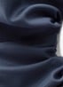 Re-Nylon scrunchie met logo - Staalblauw