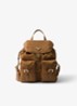 Re-Nylon Small rugzak met logo - Camel