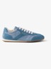 Re-Nylon sneaker met suède details - Lichtblauw