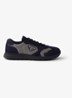 Re-Nylon sneaker met suède details - Donkerblauw