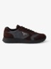 Re-Nylon sneaker met suède details - Donkerbruin