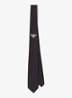 Re-Nylon stropdas met logo - Zwart