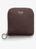 Re-Nylon tasbedel van leer met opbergbare tas - Donkerbruin