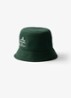 Reversible bucket hoed met logo - Donkergroen