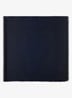 Sjaal in zijdeblend met jacquard dessin 140 x 140 cm - Donkerblauw
