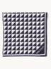 Sjaal met print 55 x 55 cm - Paars