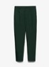 Slim fit pantalon met plooidetail - Donkergroen