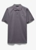 Slim fit polo van piqué katoen met logo - Grijs