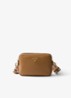 Small crossbodytas van kalfsleer - Camel