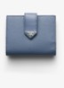 Small portemonnee van leer - Blauw