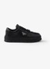 Sneaker van leer - Zwart