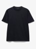 T-shirt met logoborduring - Zwart